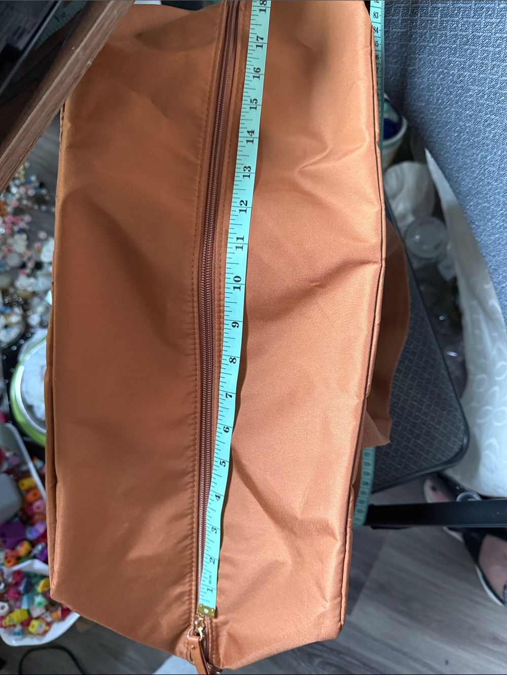 Brown Men's Duffel Bag - Picture 8 of 10